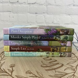 5 Amish Inn Mysteries Simple Lies Plain Deception Murder Simply Played